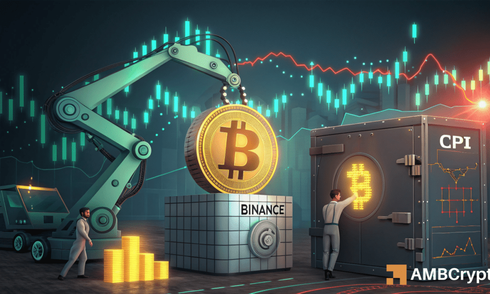 Las entradas masivas de bitcoin surgen en Binance antes del IPC de marzo: ¿es una rally inminente?