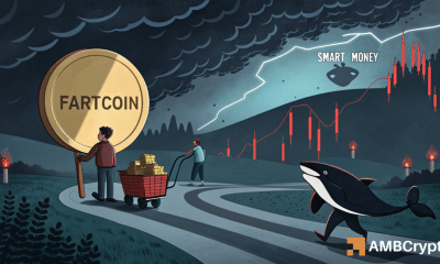 FartCoin: Smart Money volcados mientras los largos intentan ahorrar Memecoin, pero ...