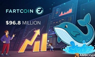 Fartcoin ballena mueve chispa $ 96.8M Volumen Surge - La volatilidad se avecina a medida que RSI llega a la zona de sobrecompra