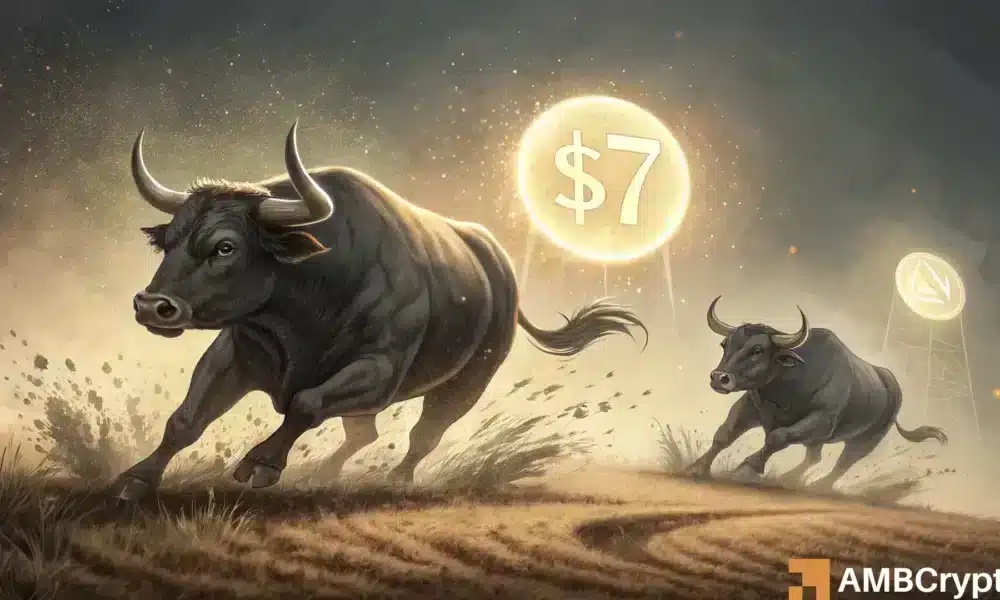 Render desafíos $ 4.4 Resistencia: ¿Bulls alcanzará los $ 7 o retrocederán?