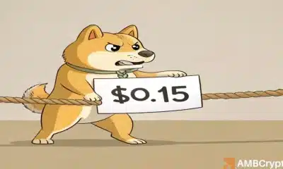Por qué el apoyo de Dogecoin de $ 0.15 sigue siendo una batalla continua