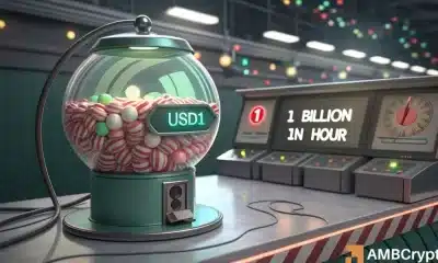¿La influencia criptográfica de Trump? USD1 Mints $ 1B en una hora, ¡se balancea el mercado de stablecoin!