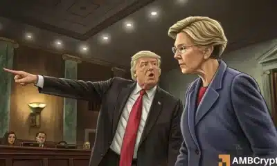 La senadora Elizabeth Warren advierte sobre el "conflicto extraordinario" a medida que Trump expande la influencia criptográfica