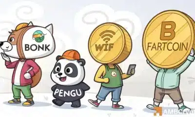 Memecoins Tank como Bonk, Fartcoin, Pengu y y WIF PEDIDAS DE PLEA: ¿Bitcoin to Culpe?