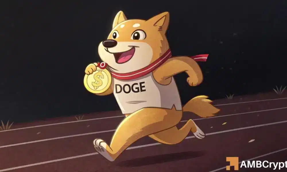 El precio de Dogecoin ve rojo, pero $ 16.91 millones de actividad de compra podría decir lo contrario.