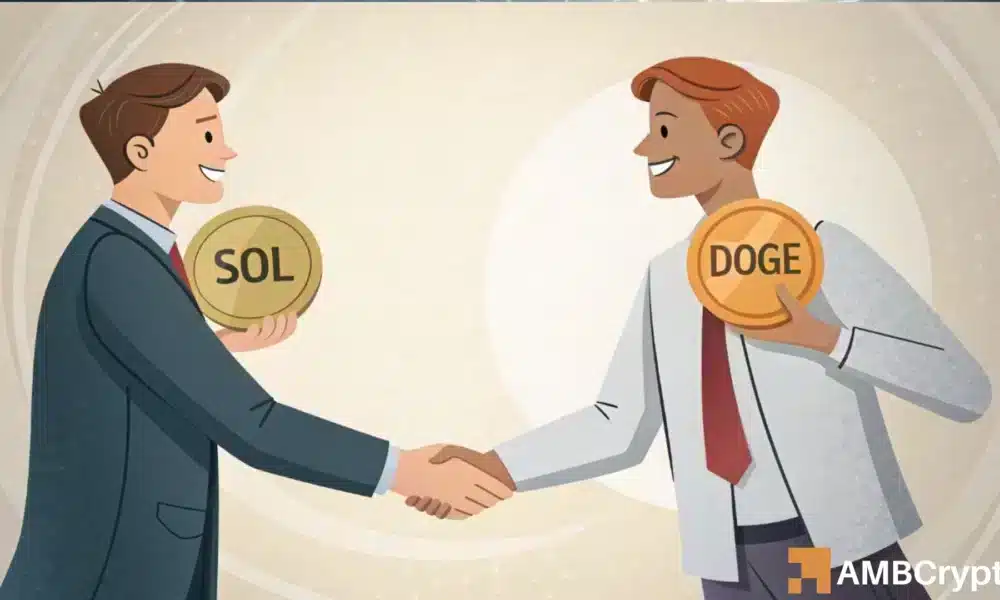 Dogecoin sigue a Wif, Fartcoin, Eyes Solana: ¿Doge explotará también?