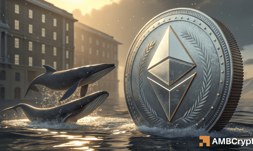 Ethereum posee un apoyo de $ 2,370, pero la actividad ballena advierte de ...