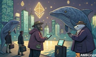 Ethereum: ¿La acción de la ballena está señalando una corrección más profunda? - Los datos sugieren ...