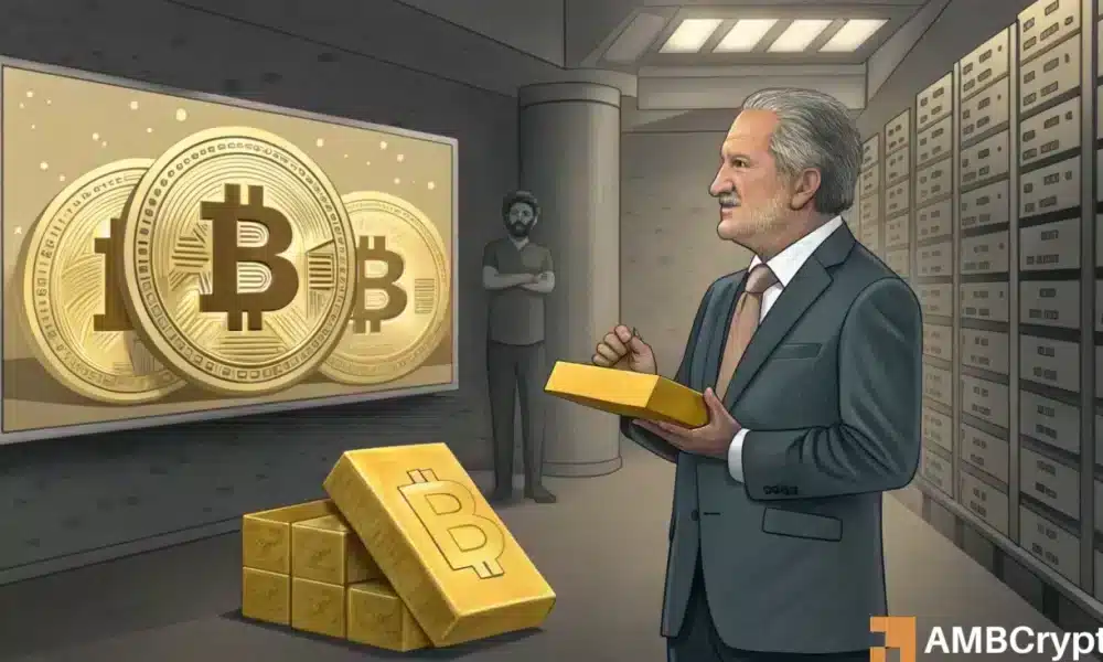 'Si el oro es el pasado y bitcoin es el futuro, ¿por qué ...?' Peter Schiff cuestiona bancos