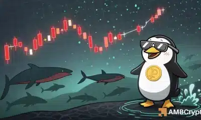 PENGU se desliza al 9%, se vuelve de alto riesgo: ¿pueden los compradores defender pingüinos regordetes una vez más?