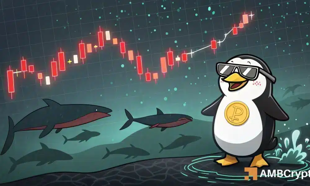 PENGU se desliza al 9%, se vuelve de alto riesgo: ¿pueden los compradores defender pingüinos regordetes una vez más?