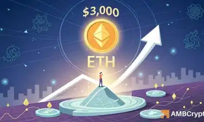 Examinar si Ethereum puede reunir más de $ 3k a medida que aumenta la confianza de los inversores