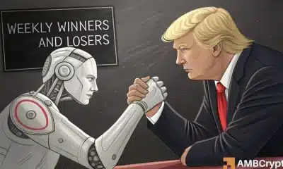 Ganadores y perdedores semanales de Crypto Market - Virtual, XMR, Trump, WLD