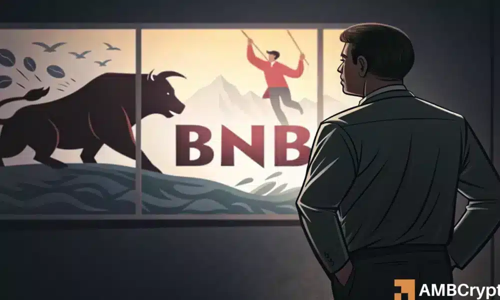BNB se burla de $ 700 nuevamente: ¿deberían los comerciantes comprar la caída o esperar?