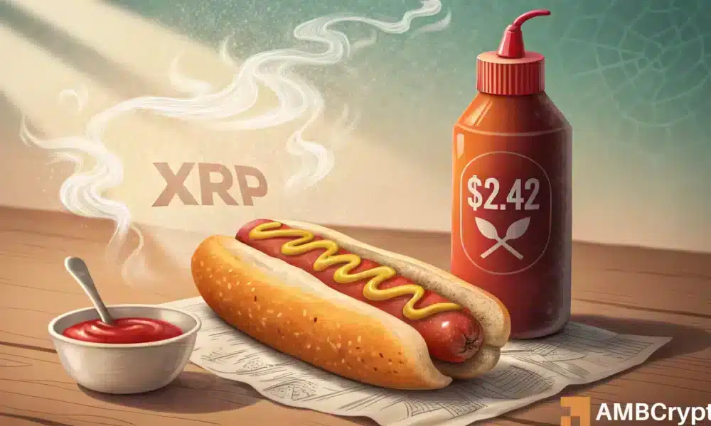 Los rebotes de precios de XRP: ¿viene un descanso por encima de $ 2.42 el próximo?