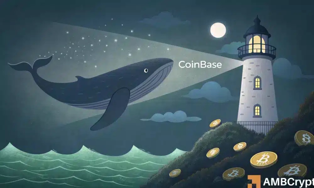Más de $ 150 MLN en Bitcoin se mudaron a Coinbase: ¿viene una venta de ballenas?