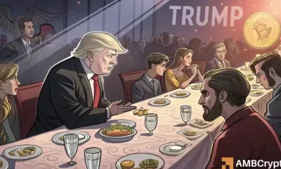 200 inversores criptográficos de Trump desembolsan $ 394 MLN para una cena de gala, pero surgen preocupaciones