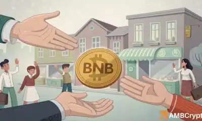 La actividad diaria de BNB deja un acantilado: ¿cuánto tiempo antes de que siga el precio?