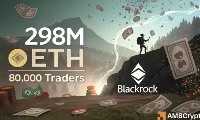 $ 298 MLN Ethereum liquidado en 80k comerciantes: sin embargo, BlackRock sigue comprando