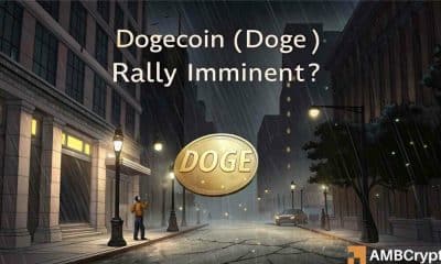 Dogecoin cae un 20%, ¡pero 3 señales apuntan a un gran movimiento para Doge!