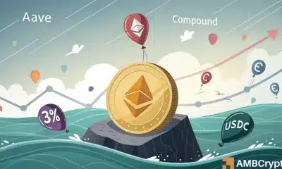 El rendimiento de Ethereum cae por debajo del 3%: ¿ETH está perdiendo la batalla por los rendimientos en la cadena?