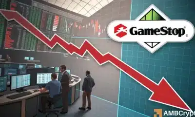 Tanks de stock de Gamestop en medio de noticias de $ 1.75B Bitcoin Bet: '¡Loce!'