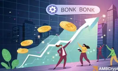 Bonk aumenta el 98% en volumen, pero las probabilidades de reversión son ...