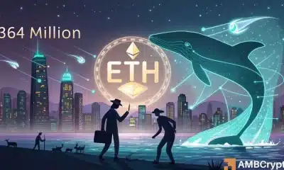 Las ballenas de Ethereum recogen $ 364 millones, pero por qué ETH aún no se está recuperando