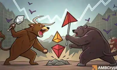 ¡Las ballenas de Ethereum venden $ 321 MLN en 60 segundos! Aún así, queda una dura batalla