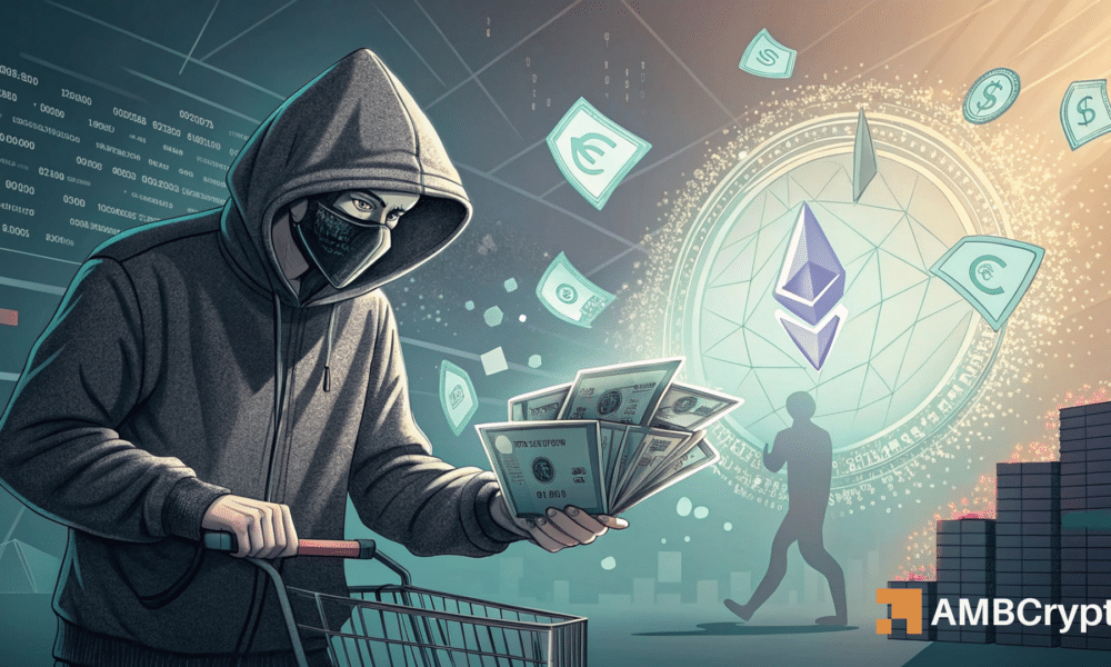 Bitrue Hacker compra Ethereum mientras ETH ve $ 393 MLN salida: ¿Signs alcista?