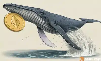 La ballena toma $ 39 millones en Ethereum mientras ETH sangra: ¿recuperación a la vista?