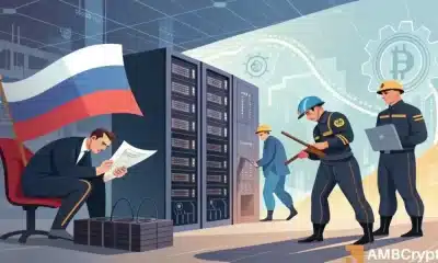 Rusia se mueve para apoderarse de la criptografía, abofetear multas a mineros ilegales bajo una nueva ley
