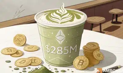 Ethereum ve entradas de ETF de $ 285 millones: ¿afectará los precios de ETH?