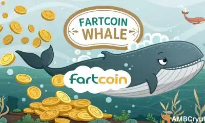 Fartcoin se sumerge 8% después de $ 2.72 millones de volcado de ballenas: ¿pueden los Bulls defender $ 1.30?