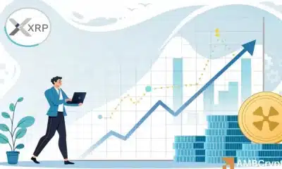 XRP Open Interest alcanza $ 3.9B, luego cae rápido: ¿Qué sucede si $ 3.2 se rompe?