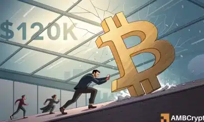 La resistencia de $ 120k de bitcoin desencadena las señales de venta temprana