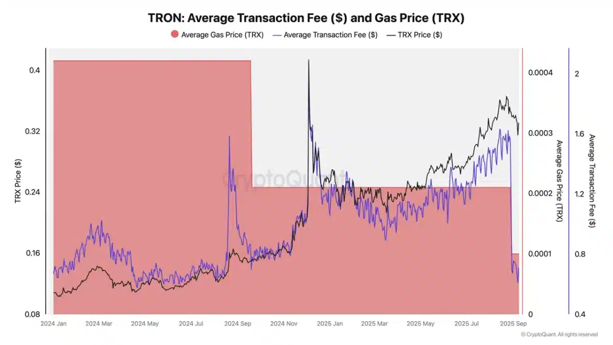 Aprender la tarifa de tron ​​txn