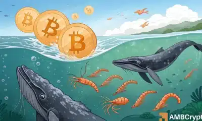 450 BTC a 92 BTC: analizando la mayor caída en las entradas minoristas de Bitcoin