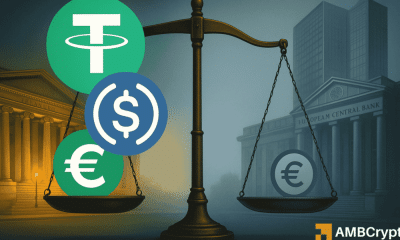 Las monedas estables en euros se estancaron en 395 millones de euros mientras el informe del BCE muestra que Europa se está quedando atrás